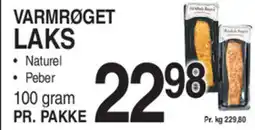 ABC Lavpris Varmrøget laks tilbud