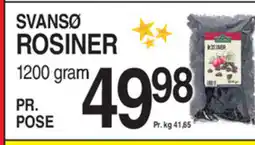 ABC Lavpris Svansø rosiner tilbud