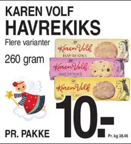 ABC Lavpris Karen volf havrekiks tilbud