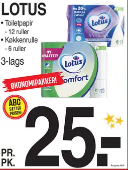 ABC Lavpris Lotus tilbud