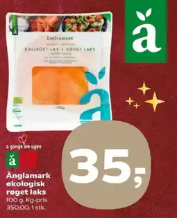 Kvickly Änglamark økologisk røget laks tilbud