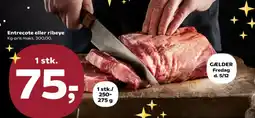 Kvickly Entrecote eller ribeye tilbud