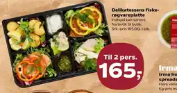 Kvickly Delikatessens fiske- røgvareplatte tilbud