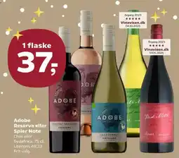 Kvickly Adobe Reserva eller Spier Note tilbud