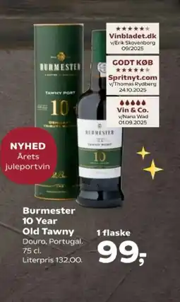 Kvickly Burmester 10 Year Old Tawny tilbud