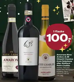 Kvickly Amarone nino ardevi, 6.38 chianti classico gran selezione eller moillard tilbud