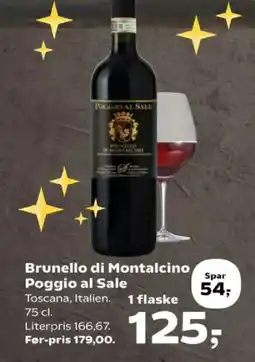 Kvickly Brunello di Montalcino Poggio al Sale tilbud