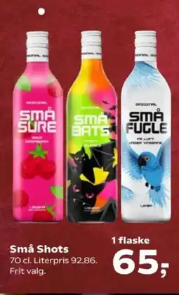 Kvickly Små Shots tilbud