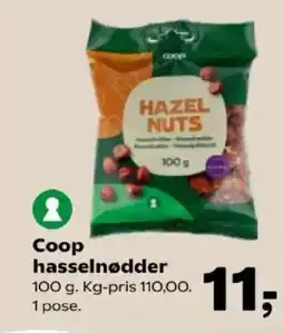 Kvickly Coop hasselnødder tilbud