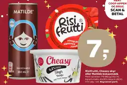 Kvickly Risifrutti, Cheasy skyr eller Matilde kakaomælk tilbud