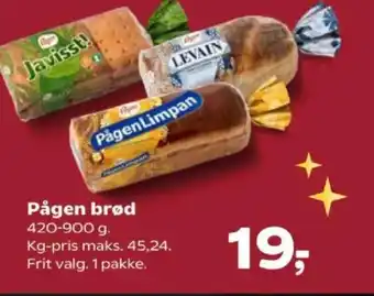 Kvickly Pågen brød tilbud