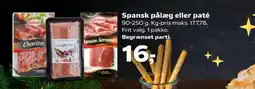 Kvickly Spansk pålæg eller paté tilbud