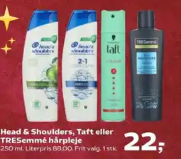 Kvickly Head & Shoulders, Taft eller TRESemmé hårpleje tilbud