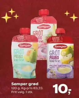 Kvickly Semper grød tilbud