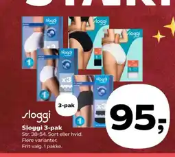 Kvickly Sloggi 3-pak tilbud