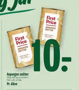 Min Købmand First Price Asparges snitter tilbud