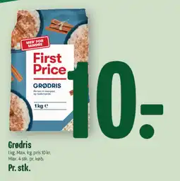 Min Købmand First Price Grødris tilbud