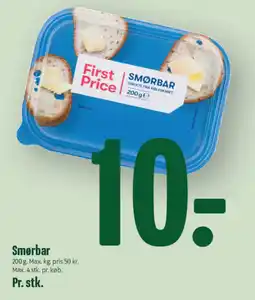 Min Købmand First Price Smørbar tilbud