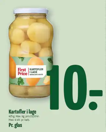First Price Kartofler i lage