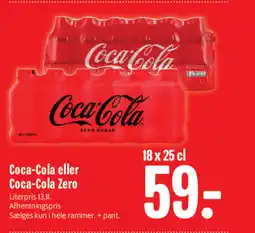 Min Købmand Coca-Cola eller Coca-Cola Zero tilbud