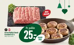 Min Købmand Gestus Hakket Dansk Grisekød 8-12 % tilbud