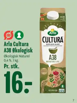 Min Købmand Arla Cultura A38 Økologisk tilbud