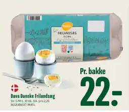 Min Købmand Dava Danske Frilandsæg tilbud