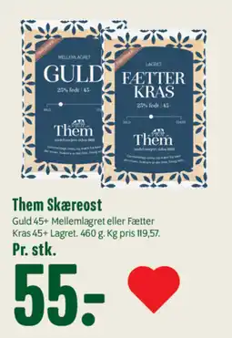 Min Købmand Them Skæreost tilbud