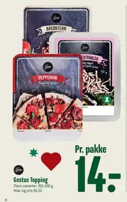 Min Købmand Gestus Topping tilbud