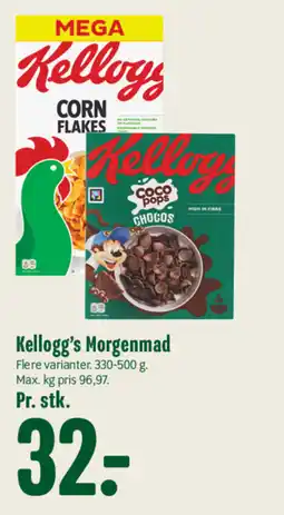 Min Købmand Kellogg's Morgenmad tilbud