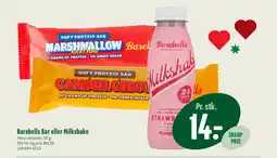 Min Købmand Barebells Bar eller Milkshake tilbud