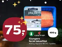SuperBrugsen Glyngøre fersk laksefilet tilbud