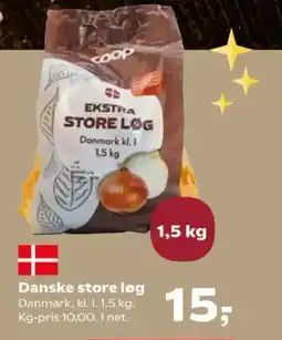SuperBrugsen Danske store løg tilbud