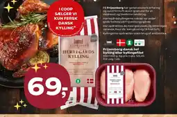 SuperBrugsen Frijsenborg dansk hel kylling eller kyllingefilet tilbud