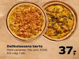 SuperBrugsen Delikatessens tærte tilbud