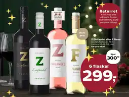SuperBrugsen Z Zinfandel eller F Fiano tilbud