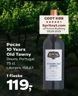 SuperBrugsen Pocas 10 Years Old Tawny tilbud