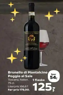 SuperBrugsen Brunello di Montalcino Poggio al Sale tilbud