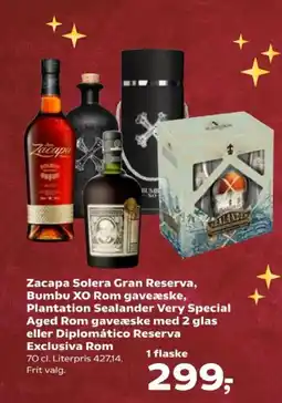 SuperBrugsen Zacapa Solera Gran Reserva, Bumbu XO Rom gaveæske tilbud