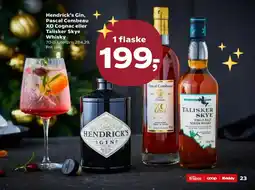 SuperBrugsen Hendrick's Gin, Pascal Combeau XO Cognac eller Talisker Skye Whisky tilbud