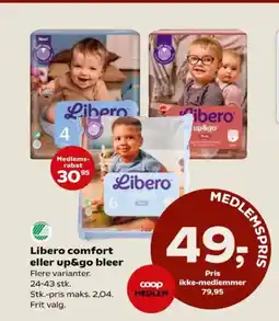 SuperBrugsen Libero comfort eller up&go bleer tilbud