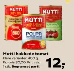 SuperBrugsen Mutti hakkede tomat tilbud