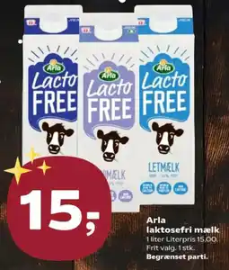 SuperBrugsen Arla laktosefri mælk tilbud