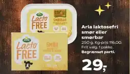 SuperBrugsen Arla laktosefri smør eller smørbar tilbud