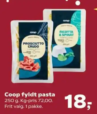 SuperBrugsen Coop fyldt pasta tilbud
