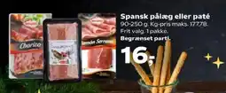 SuperBrugsen Spansk pålæg eller paté tilbud