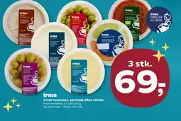 SuperBrugsen Irma hummus, spreads eller oliven tilbud