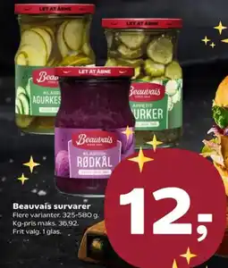 SuperBrugsen Beauvais survarer tilbud