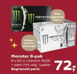 SuperBrugsen Monster 8-pak tilbud