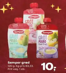 SuperBrugsen Semper grød tilbud